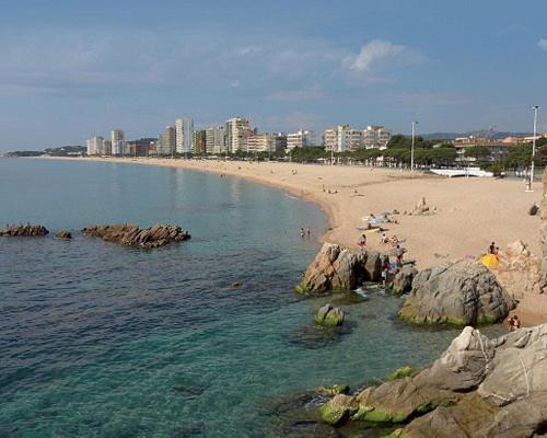 Encantador Piso En Primera Linea De Mar Platja d'Aro Luaran gambar